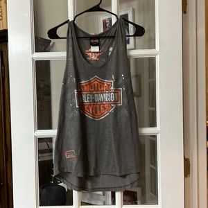 Harley Davidson ladies tank size Large